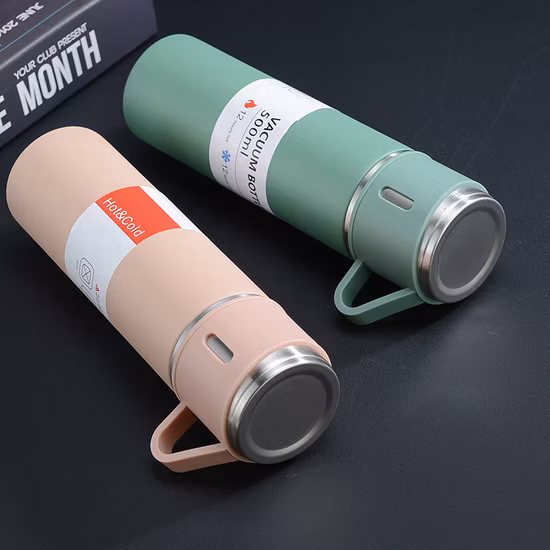 Hot Sale Bussiness 500ml Gift Box Set Portable Stainless Steel Thermo Cup