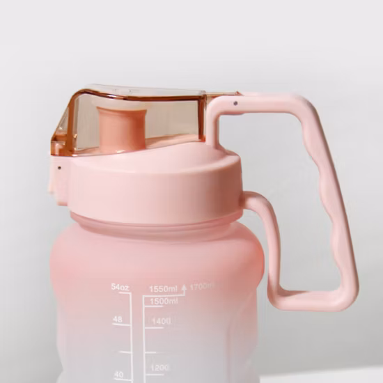 2000 ml Kunststoff-Wasserflaschen, 2 l große Gallonen-Sportwasserflasche