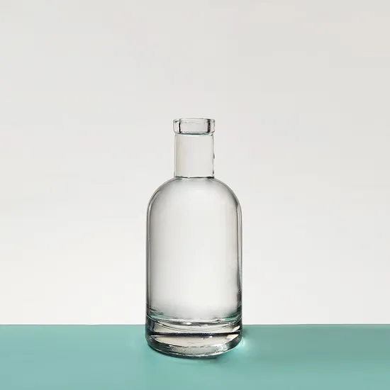 Feuersteinglasflasche/Leere Glasflasche/Wasserflasche/Glaswasserflasche/Mineralwasserflasche
